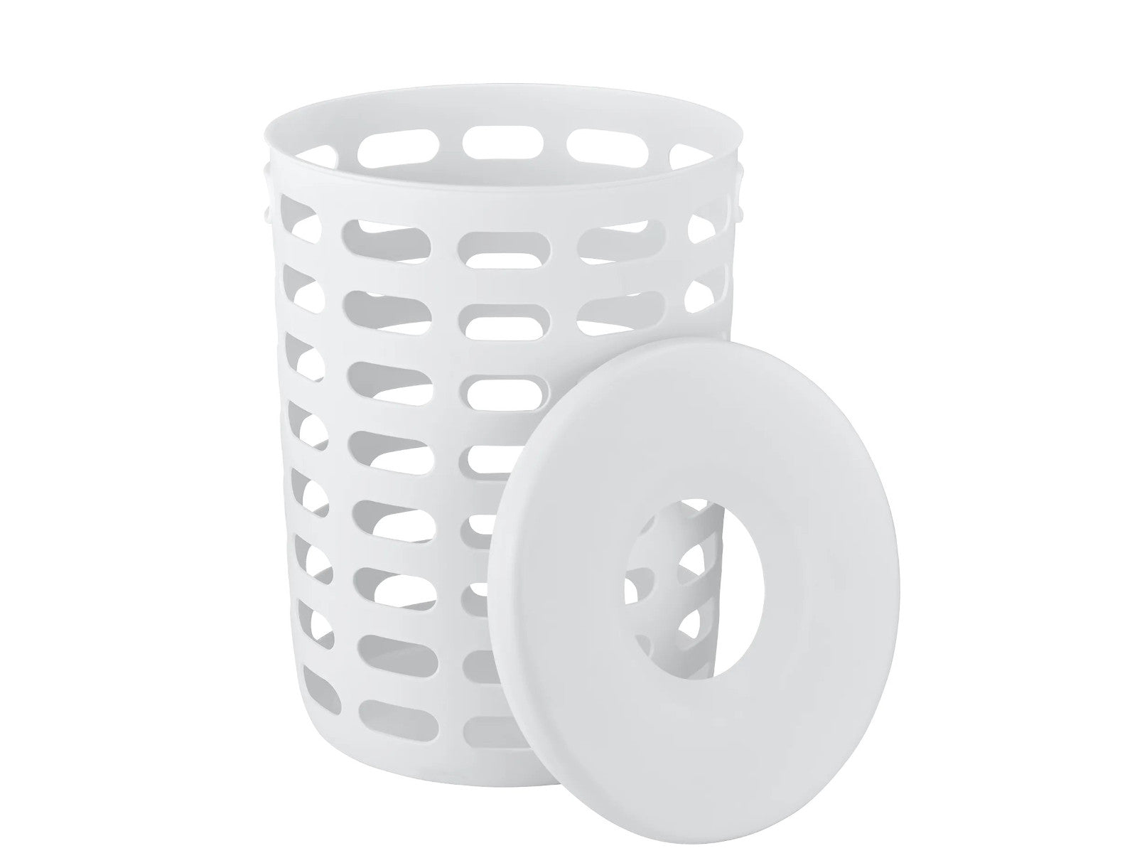 Blomus KORIE Wäschekorb white 55cm Freisteller 2