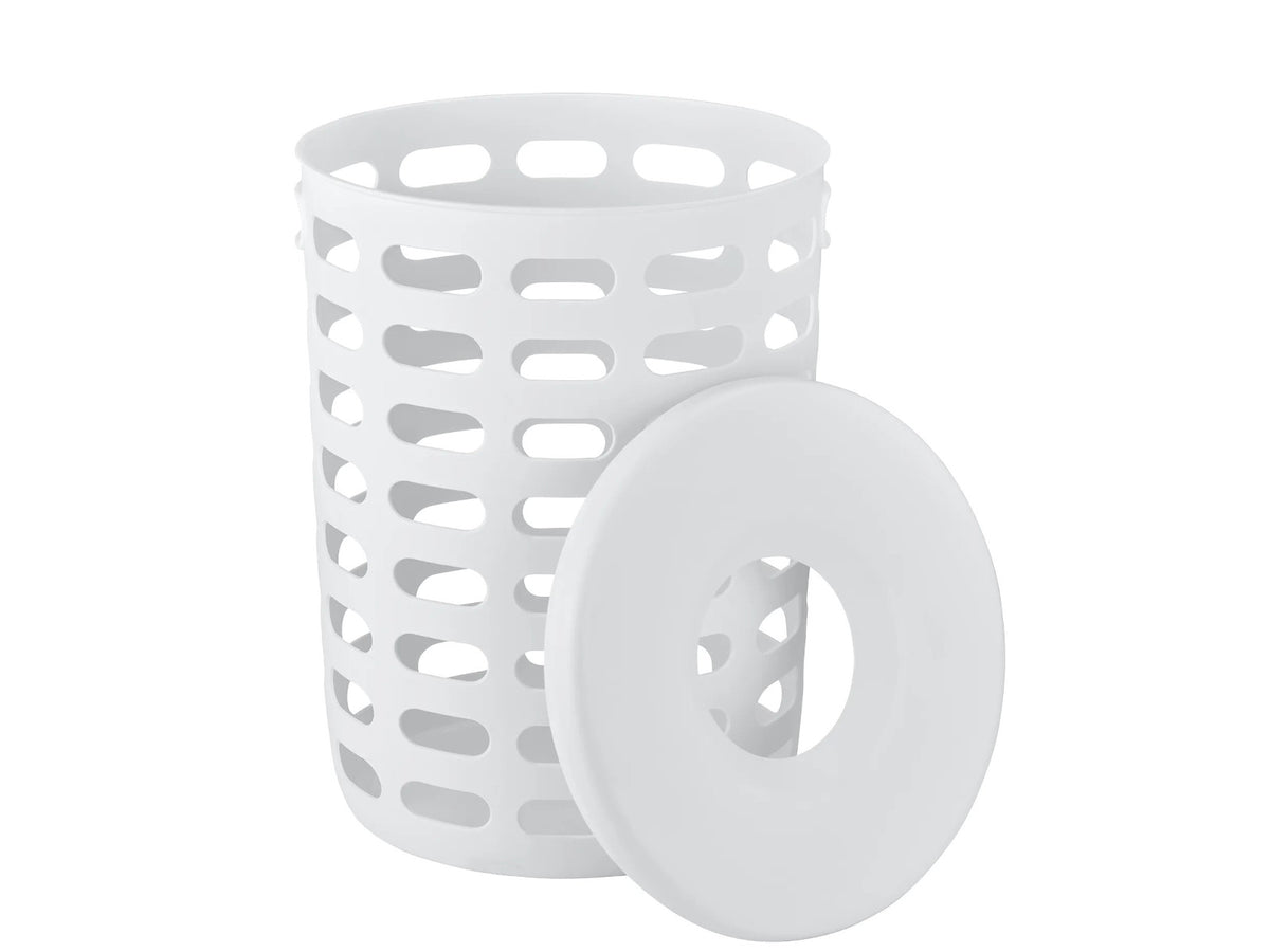 Blomus KORIE Wäschekorb white 55cm – Tischideen & Ambiente