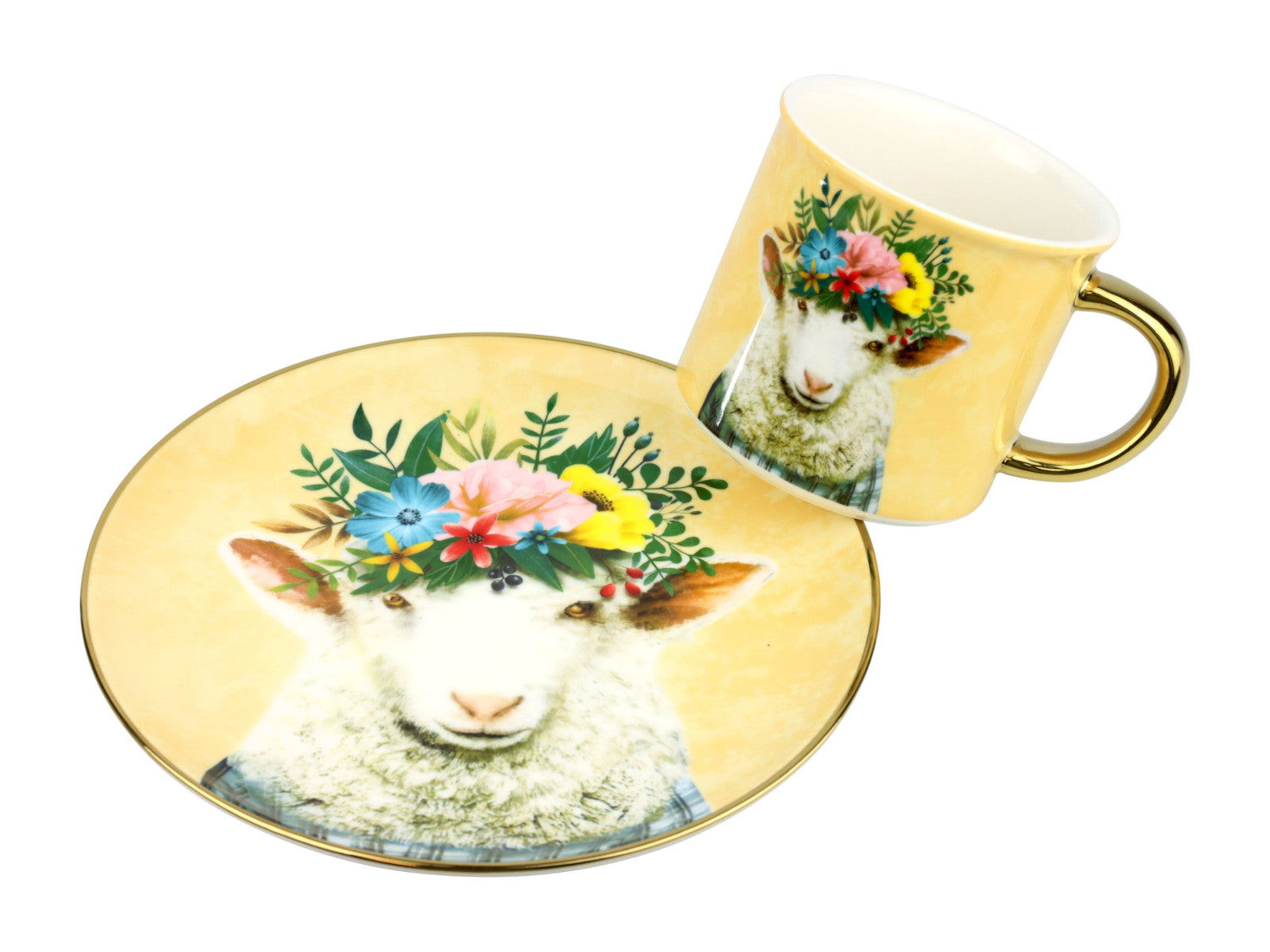Hoff-Interieur Sweet Sheep Gedeck 2tlg Freisteller