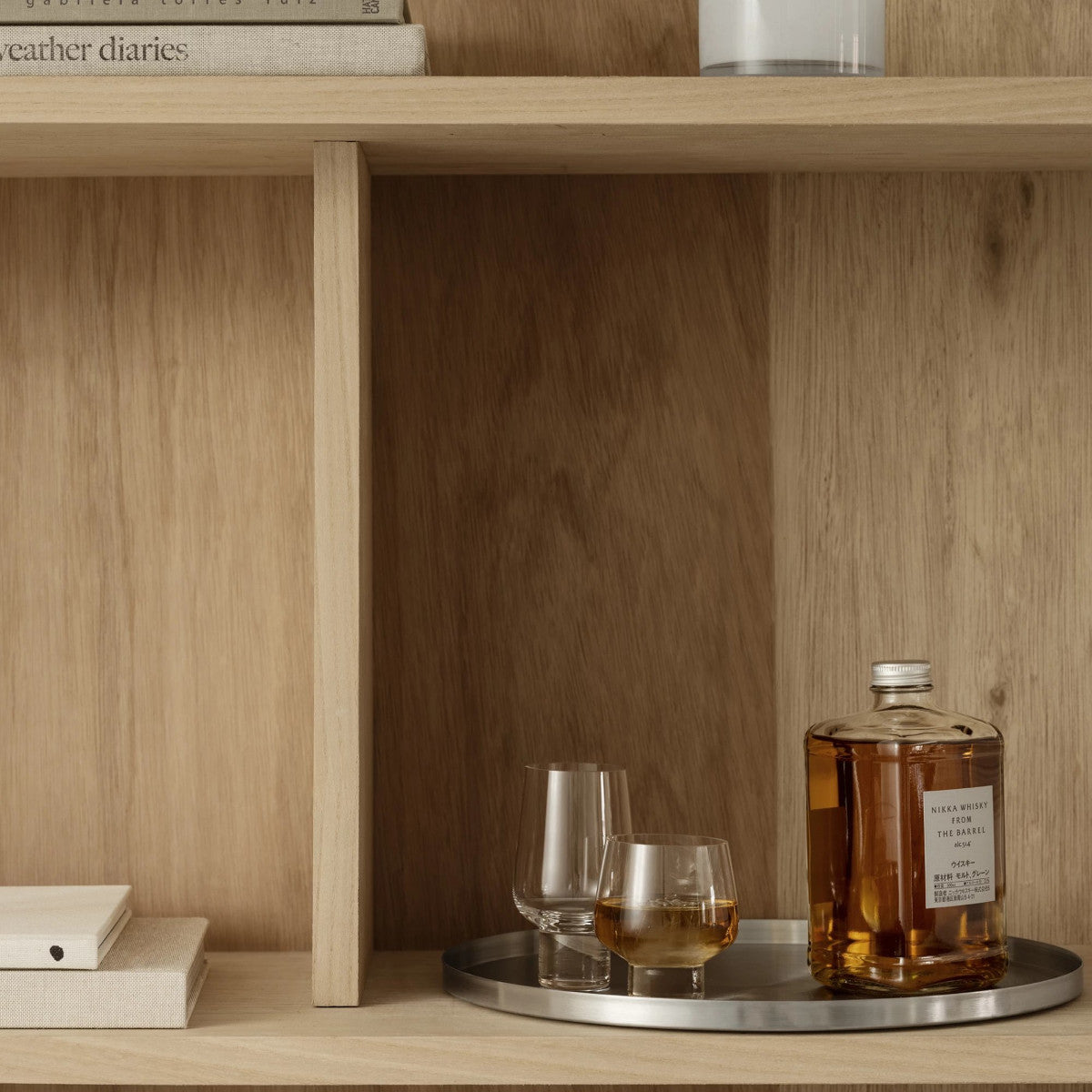 blomus SAGA Windlicht M weiss 12cm Lifestyle