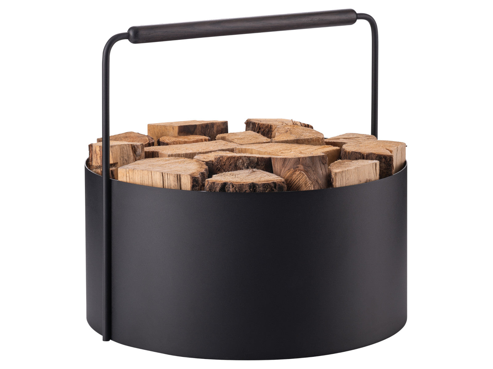 Blomus ASHI Holzkorb black oak 42cm Freisteller 2