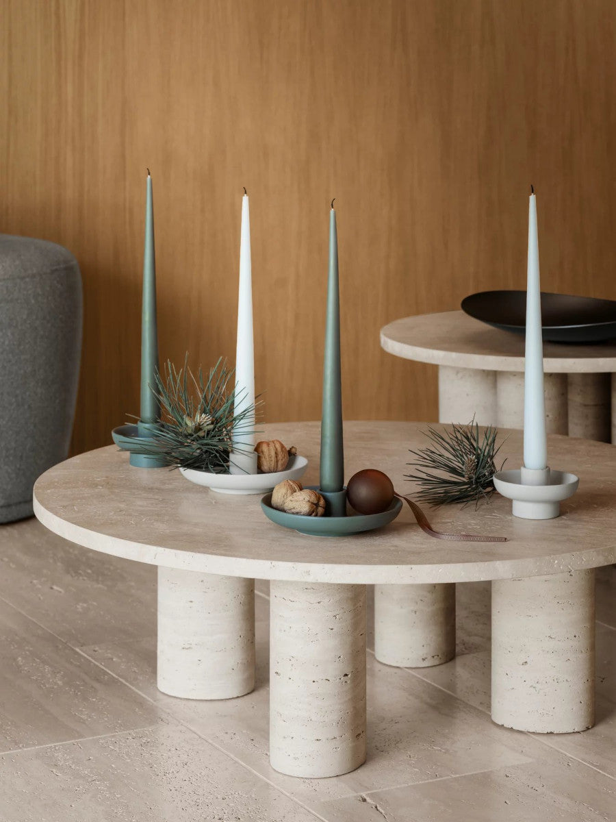 Blomus VELA Kerzenhalter moonbeam M 14,5cm Lifestyle 3