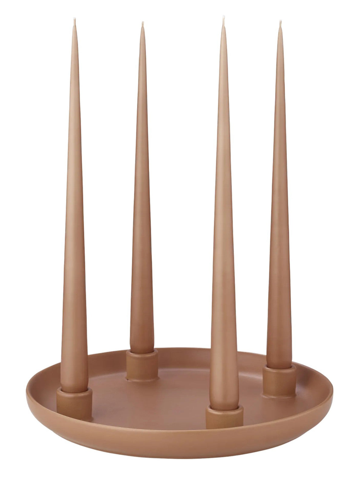 Blomus VELA Kerzenhalter amber brown 27cm Freisteller 1