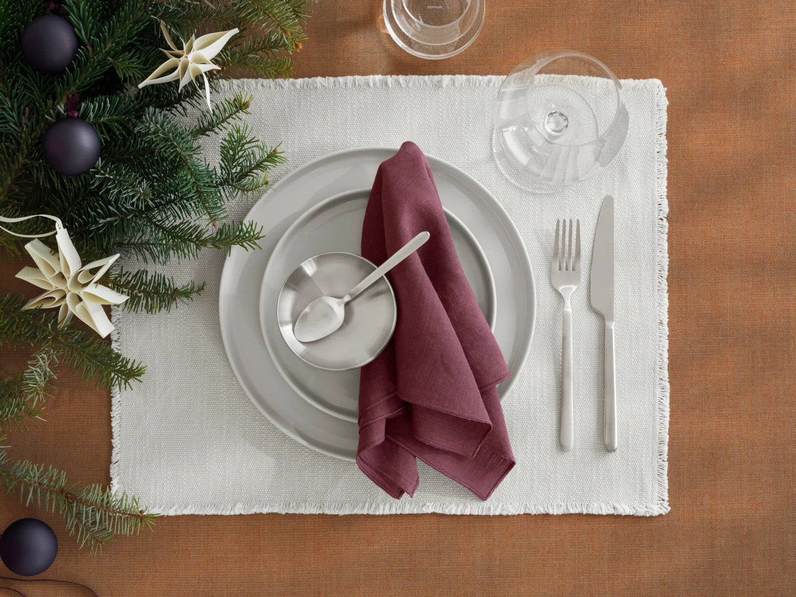 Blomus JUHLA Weihnachtsschmuck M port/plum/brown 5cm 6tlg Lifestyle 7