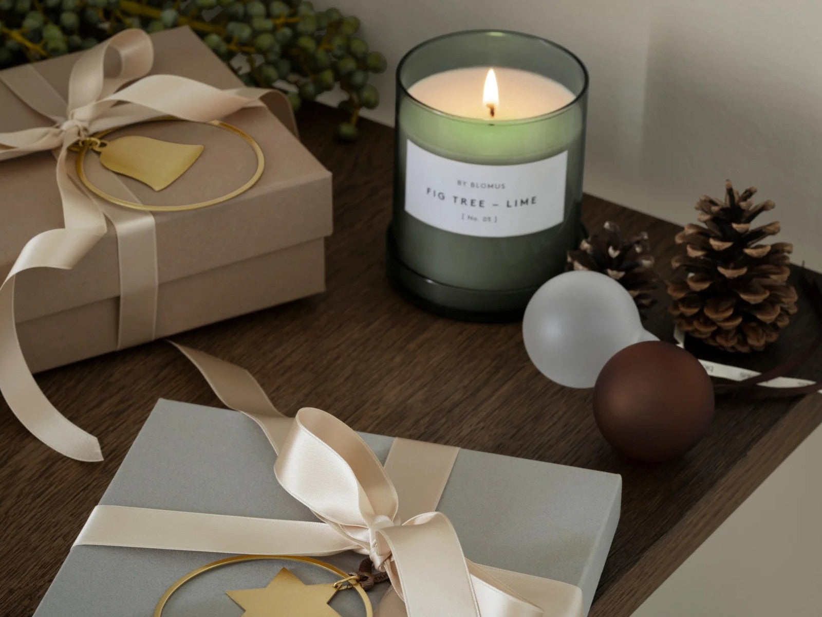 Blomus JUHLA Weihnachtsschmuck M smoke/coffee/clear 5cm 6tlg Lifestyle 6