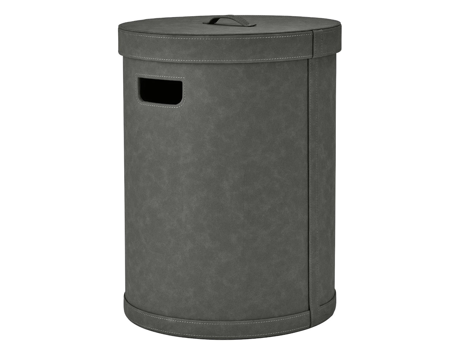 Blomus SAHLA Wäschekorb pewter L 54cm Freisteller 1