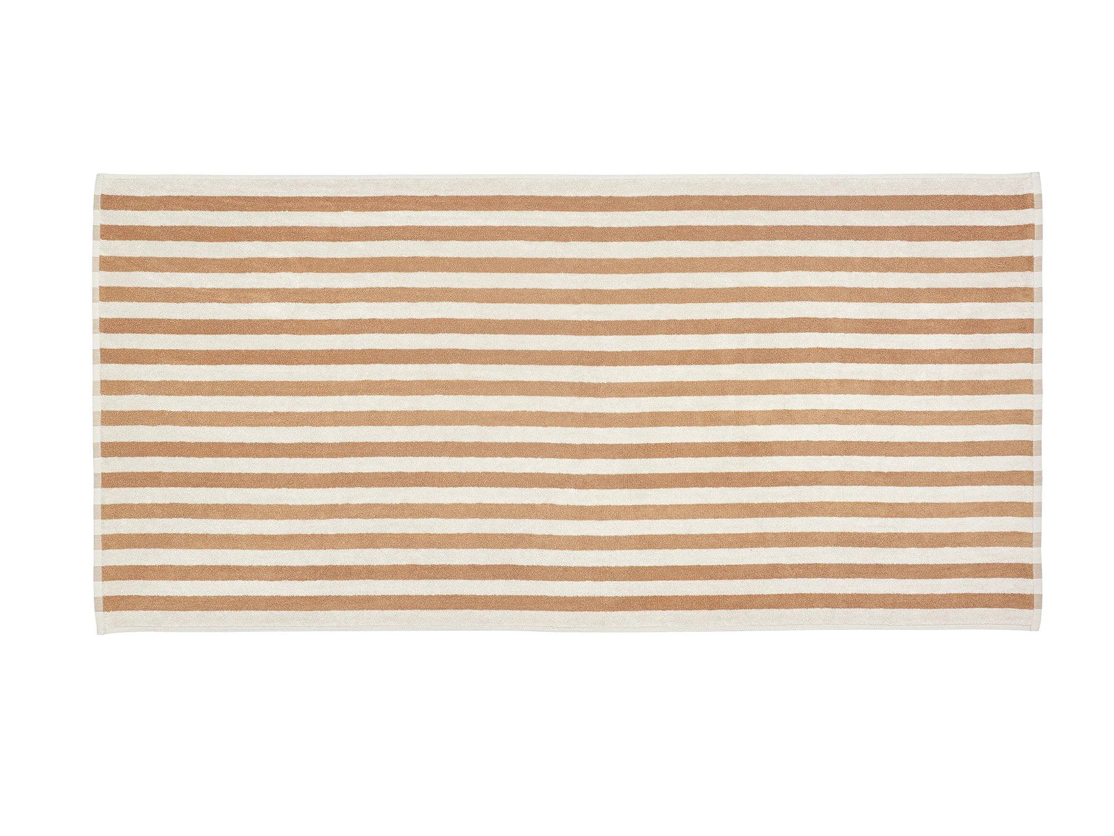 Blomus ARTO Badetuch moonbeam/amber thick stripe 70x140cm Freisteller 1