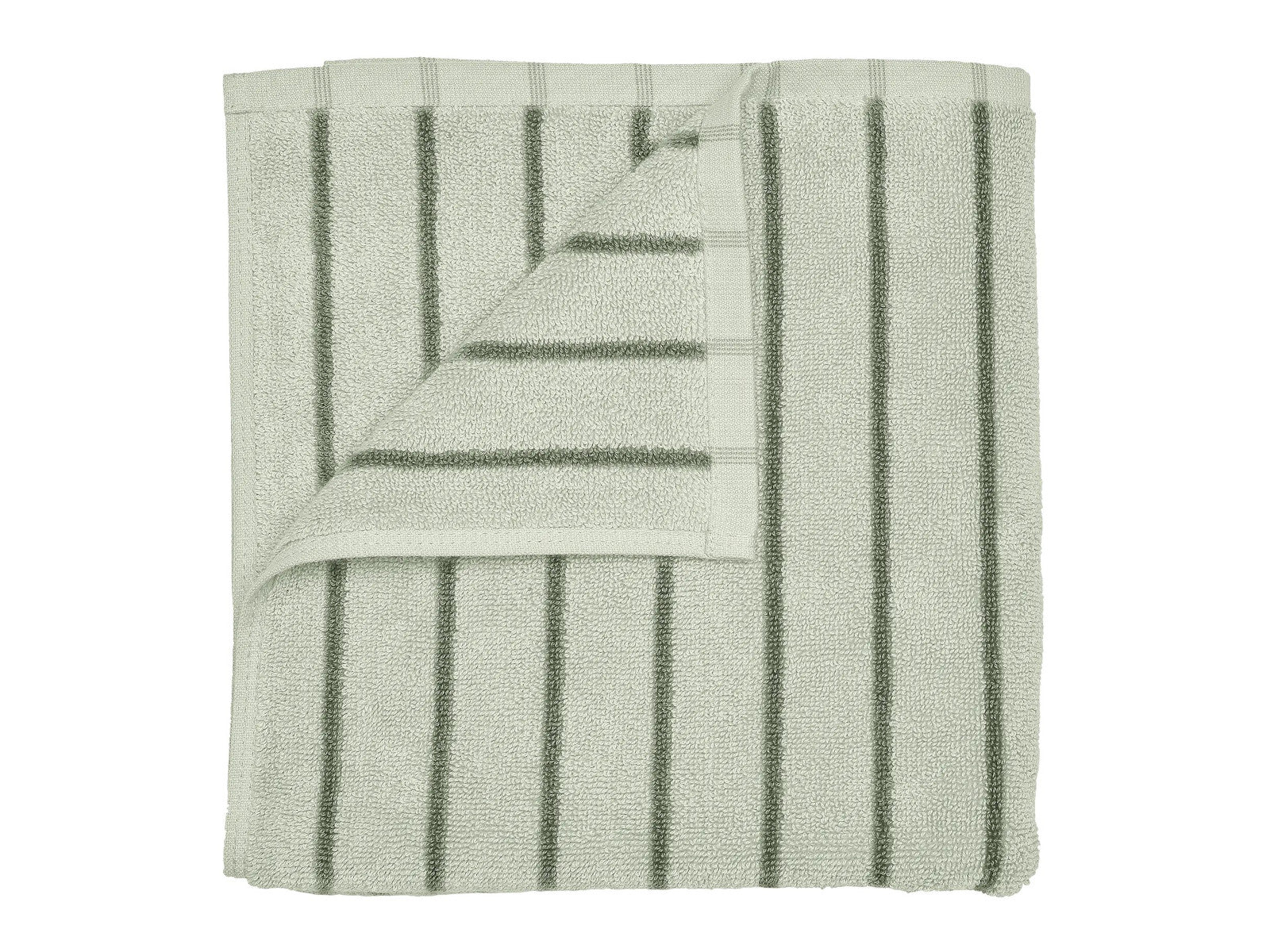 Blomus ARTO Badetuch desert sage/agave green thin stripe 70x140cm Freisteller 2