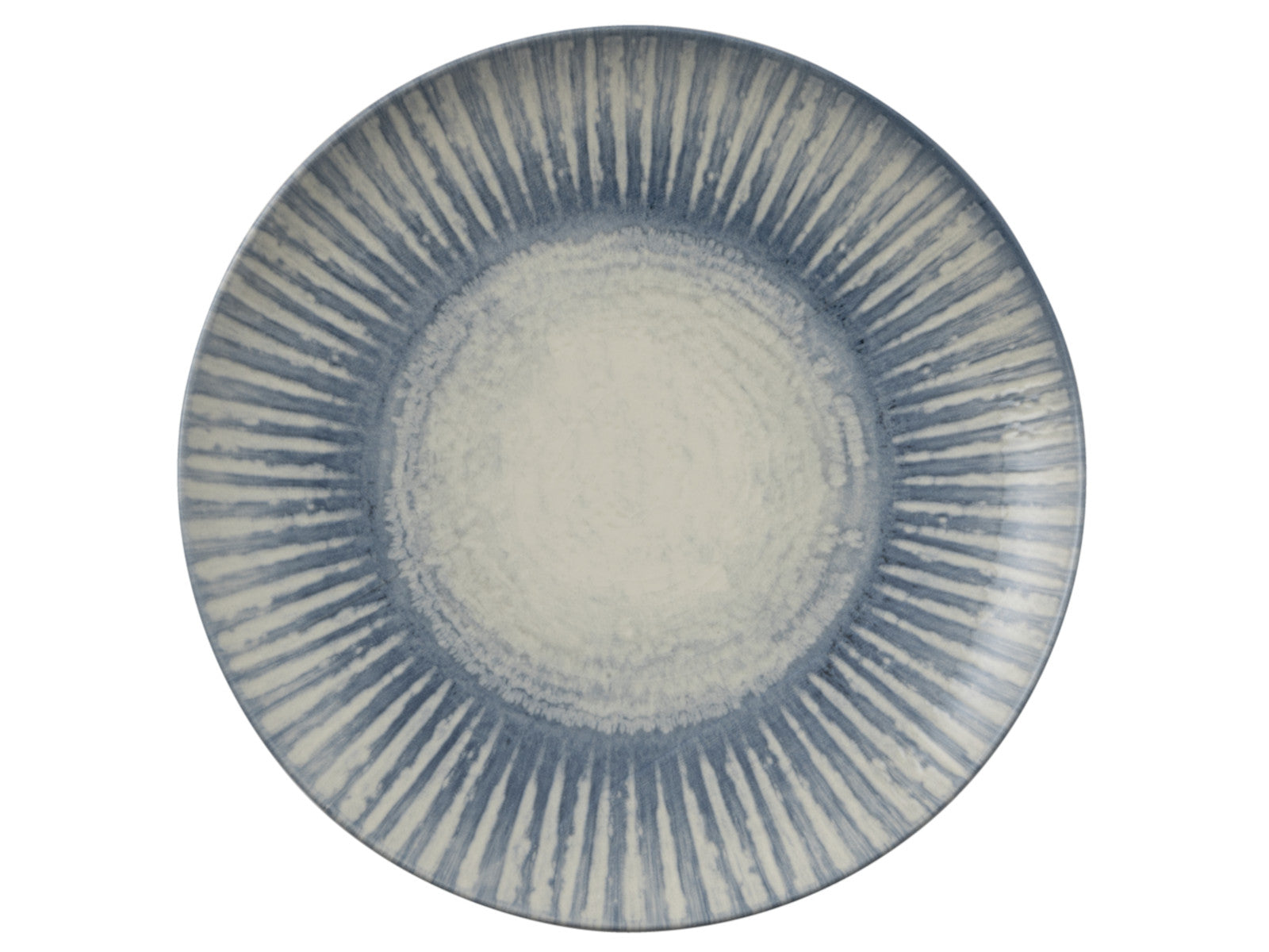 Rosenthal Arthur Krupp Stoneware Sunlight Blue Teller flach 27,5cm Freisteller 1