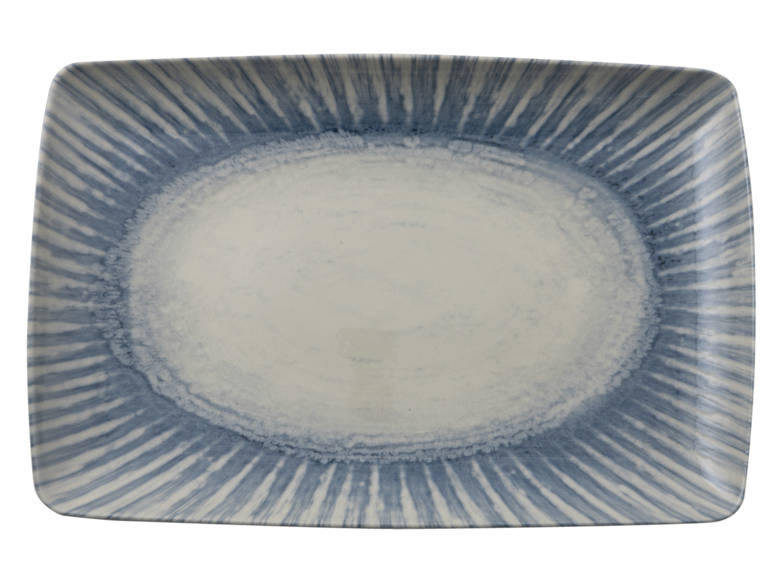 Arthur Krupp Stoneware Sunlight Blue Platte 35x22cm Freisteller 1