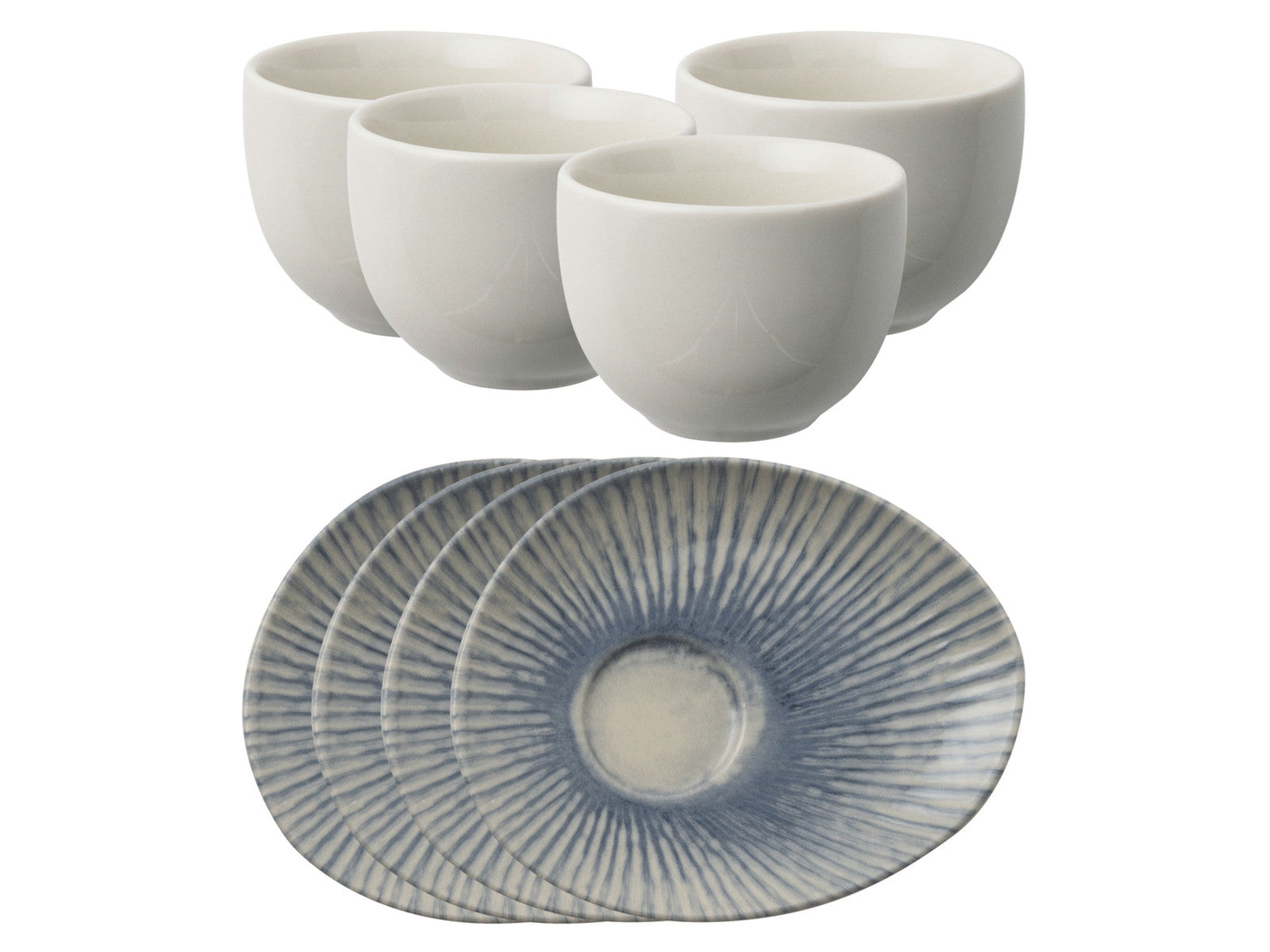 Rosenthal Arthur Krupp Stoneware Sunlight Blue Kaffeeset 8tlg Freisteller 1