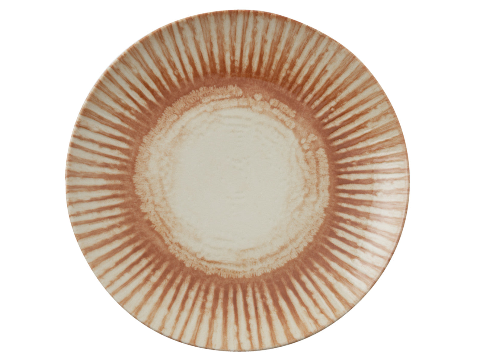 Rosenthal Arthur Krupp Stoneware Sunlight Red Teller flach 20cm Freisteller 1