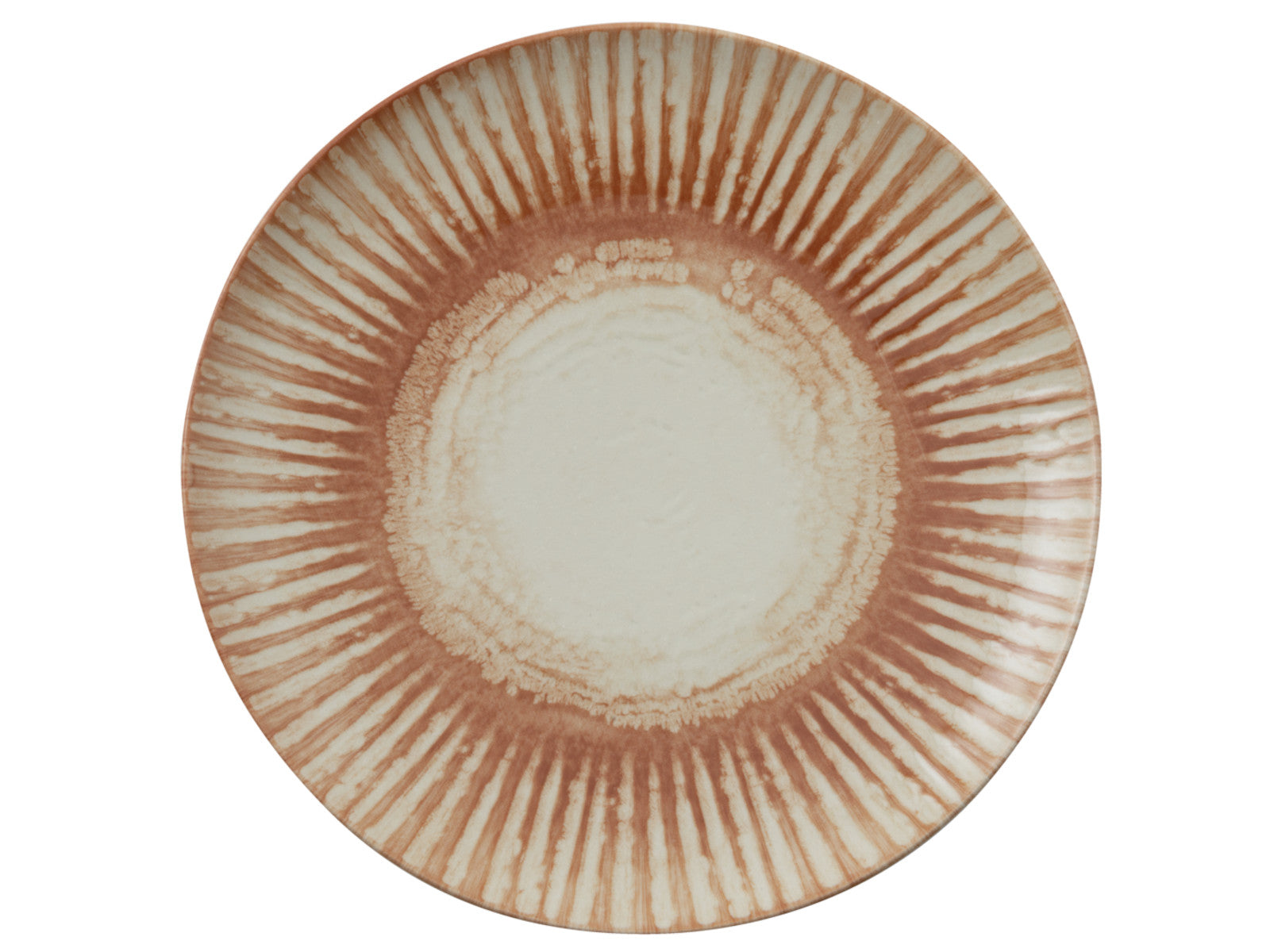 Rosenthal Arthur Krupp Stoneware Sunlight Red Teller flach 27,5cm Freisteller 1