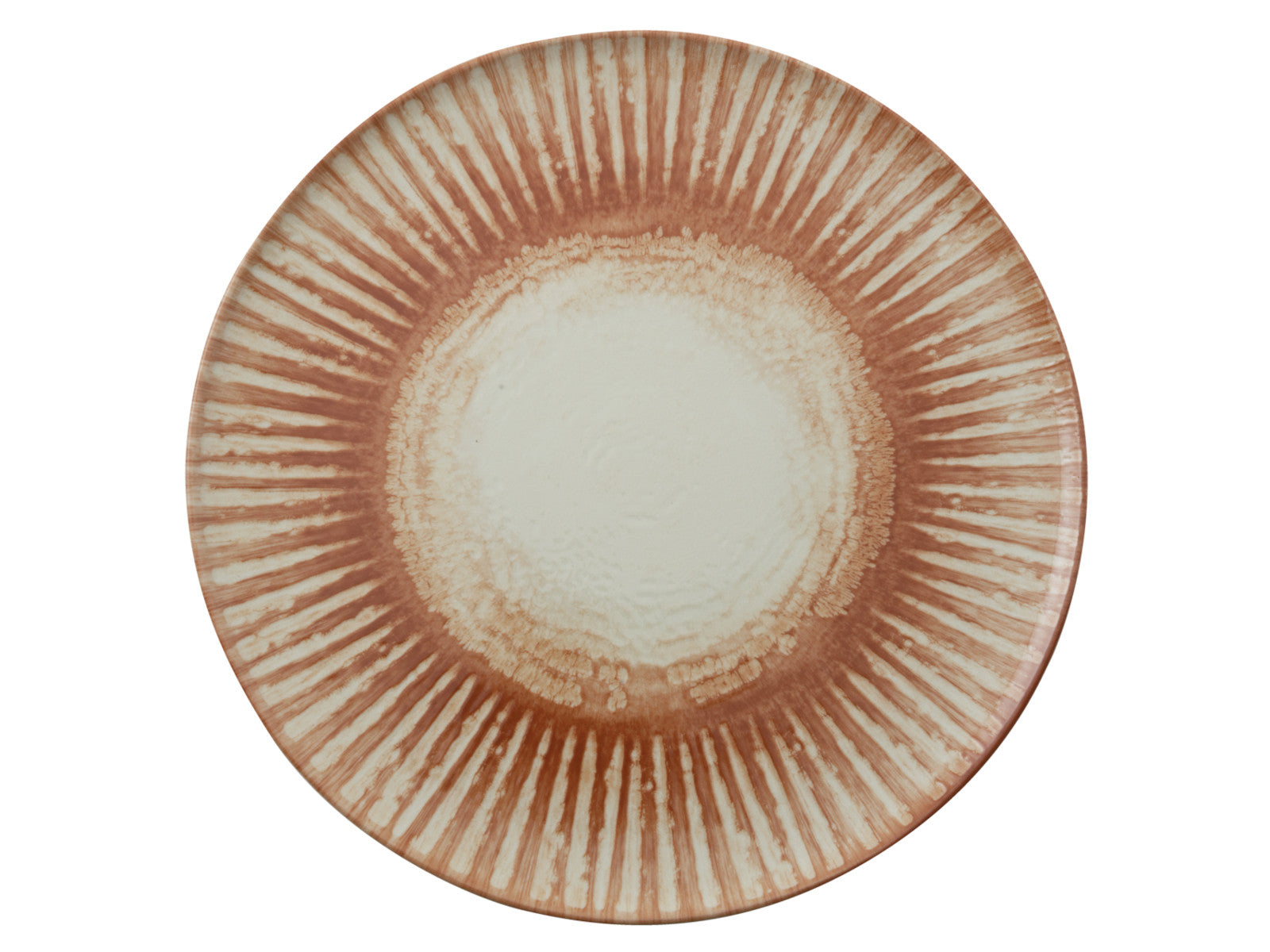 Rosenthal Arthur Krupp Stoneware Sunlight Red Teller flach 32cm Freisteller 1