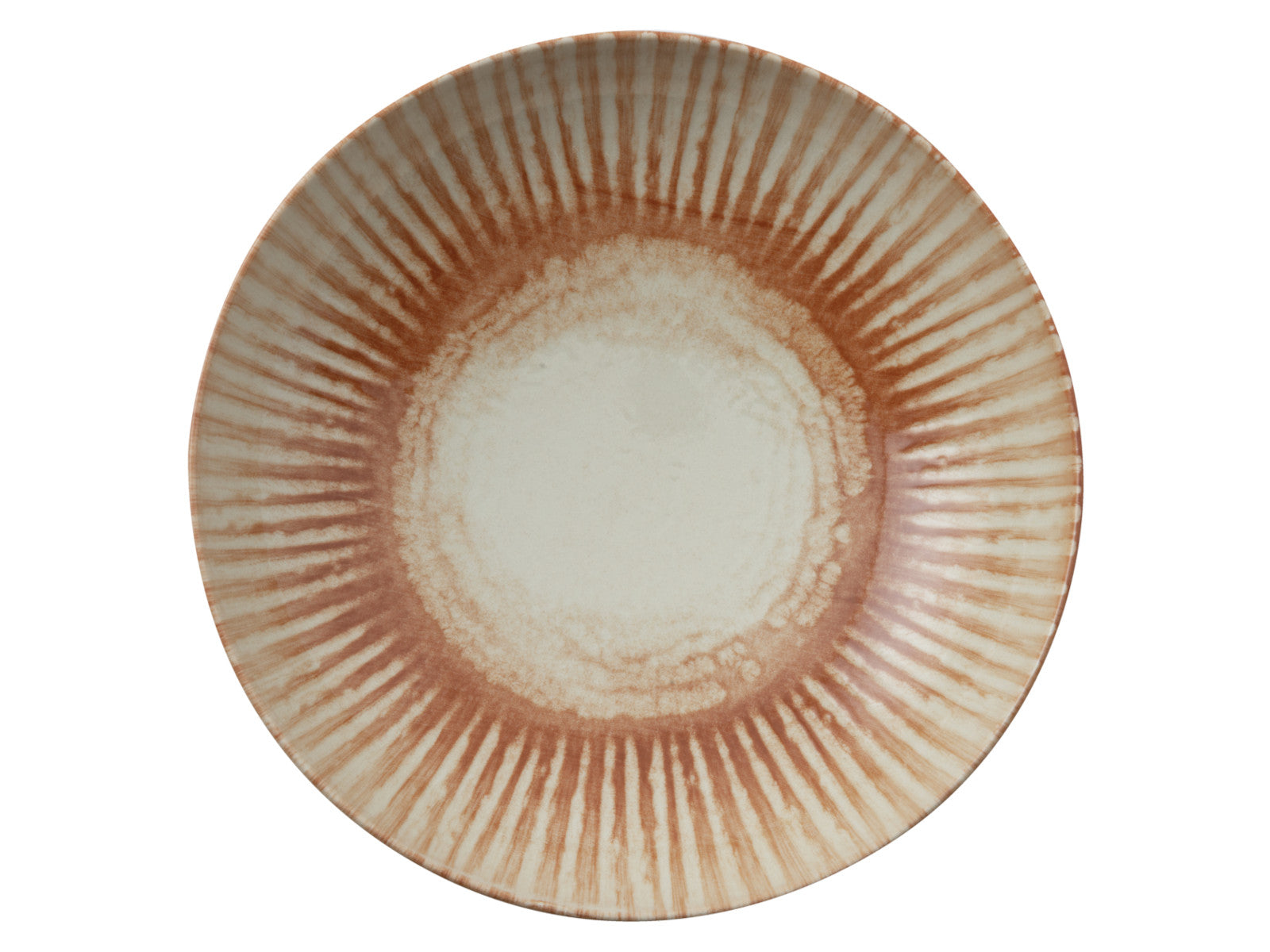 Rosenthal Arthur Krupp Stoneware Sunlight Red Teller tief 22cm Freisteller 1