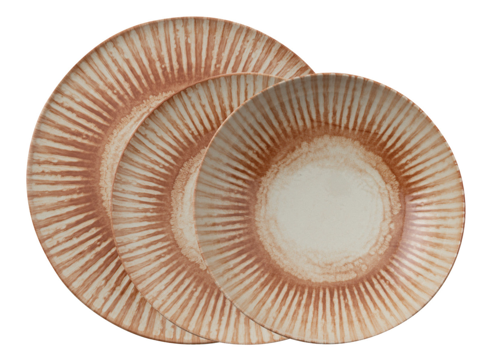 Rosenthal Arthur Krupp Stoneware Sunlight Red Dinnerset 12tlg Freisteller 1