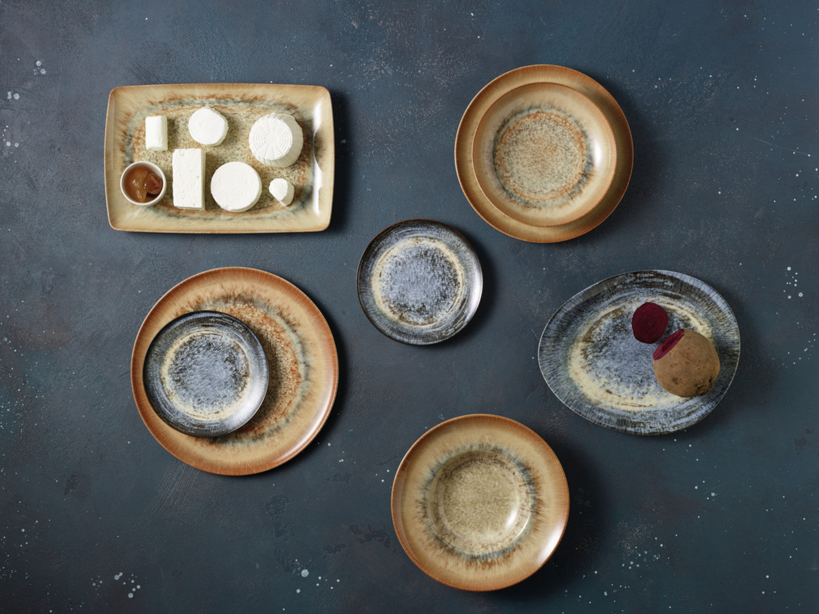 Rosenthal Arthur Krupp Stoneware Galaxy Venus Dinnerset 12tlg Lifestyle 1