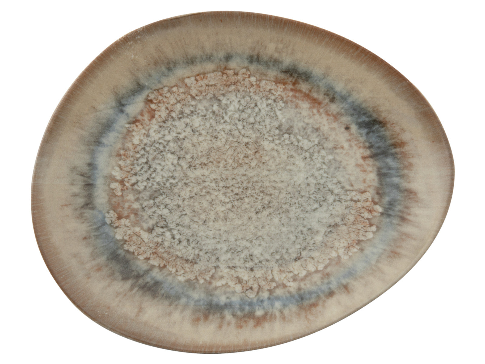 Rosenthal Arthur Krupp Stoneware Galaxy Venus Teller flach oval 31x26cm Freisteller 1