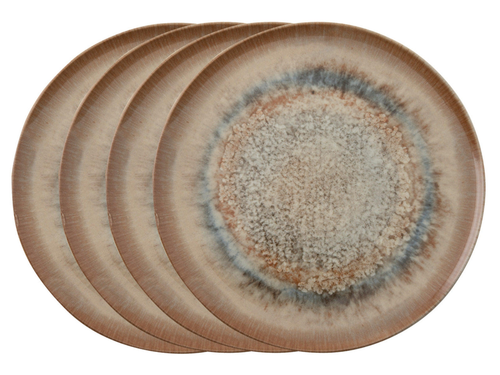 Rosenthal Arthur Krupp Stoneware Galaxy Venus Pizzateller 32cm Set4