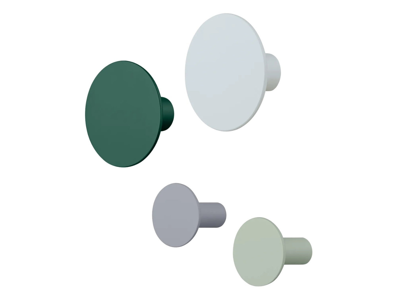Blomus PONTO Wandhaken rain forest Set 4tlg - Produktbild 1