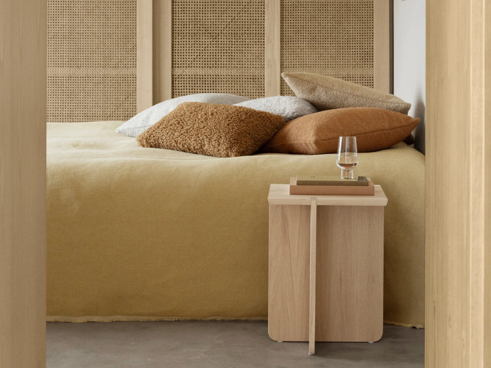 Blomus TEDDY Kissenhülle tan 30x50cm Lifestyle 3