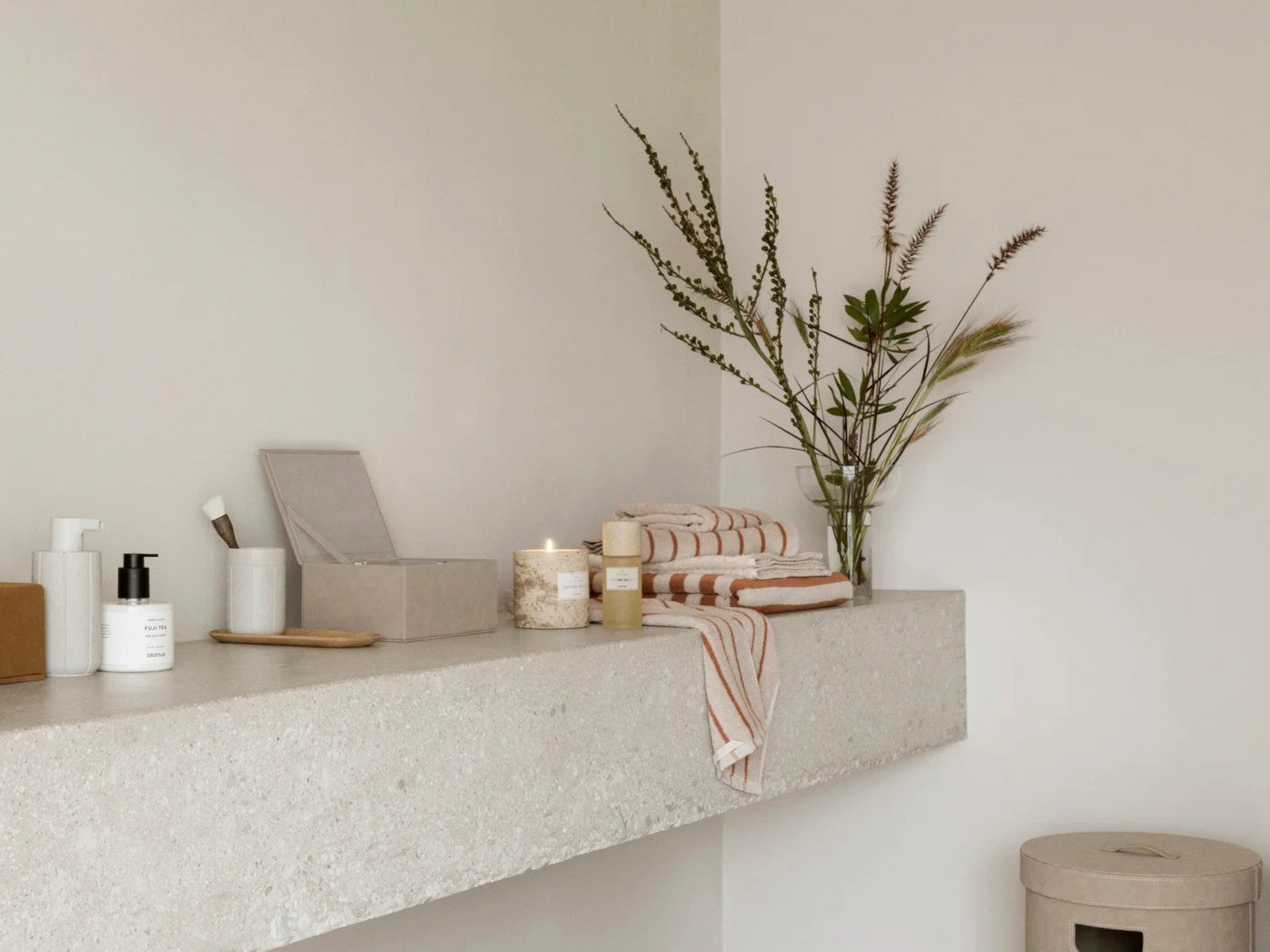 Blomus SAHLA Kosmetiktuchbox indian tan 25x13cm Lifestyle 1