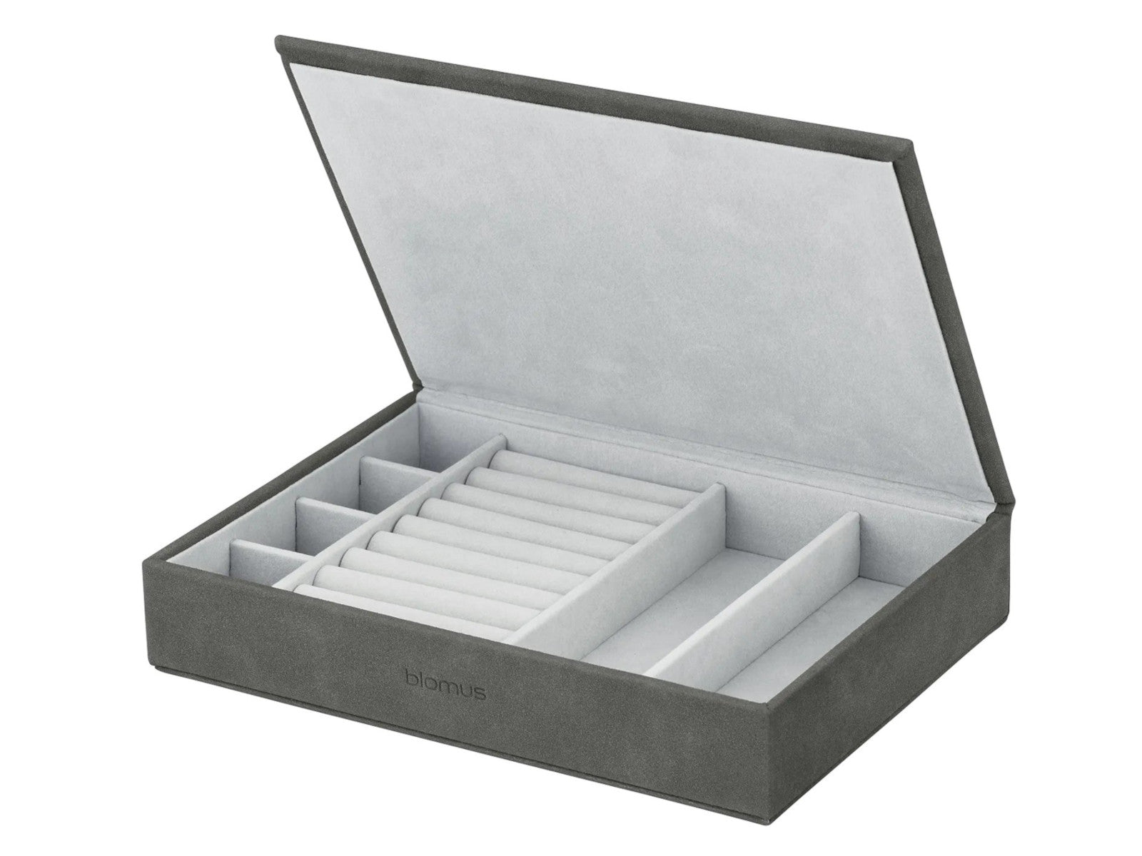 Blomus SAHLA Schmuckaufbewahrungsbox M pewter 22x15x4cm Freisteller 1