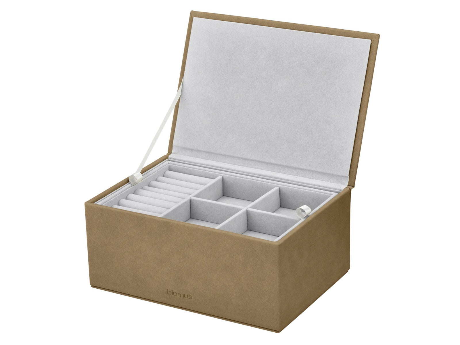Blomus SAHLA Schmuckaufbewahrungsbox L indian tan 22x15x10cm Freisteller 1