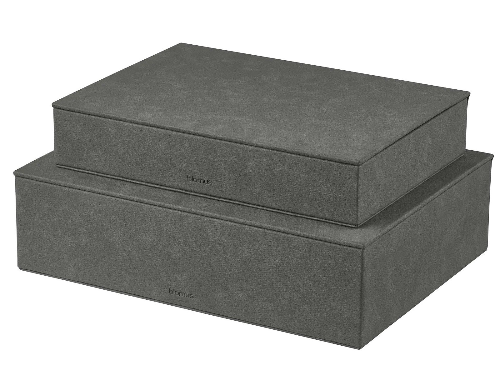 Blomus SAHLA Aufbewahrungsbox pewter 2tlg Freisteller 4