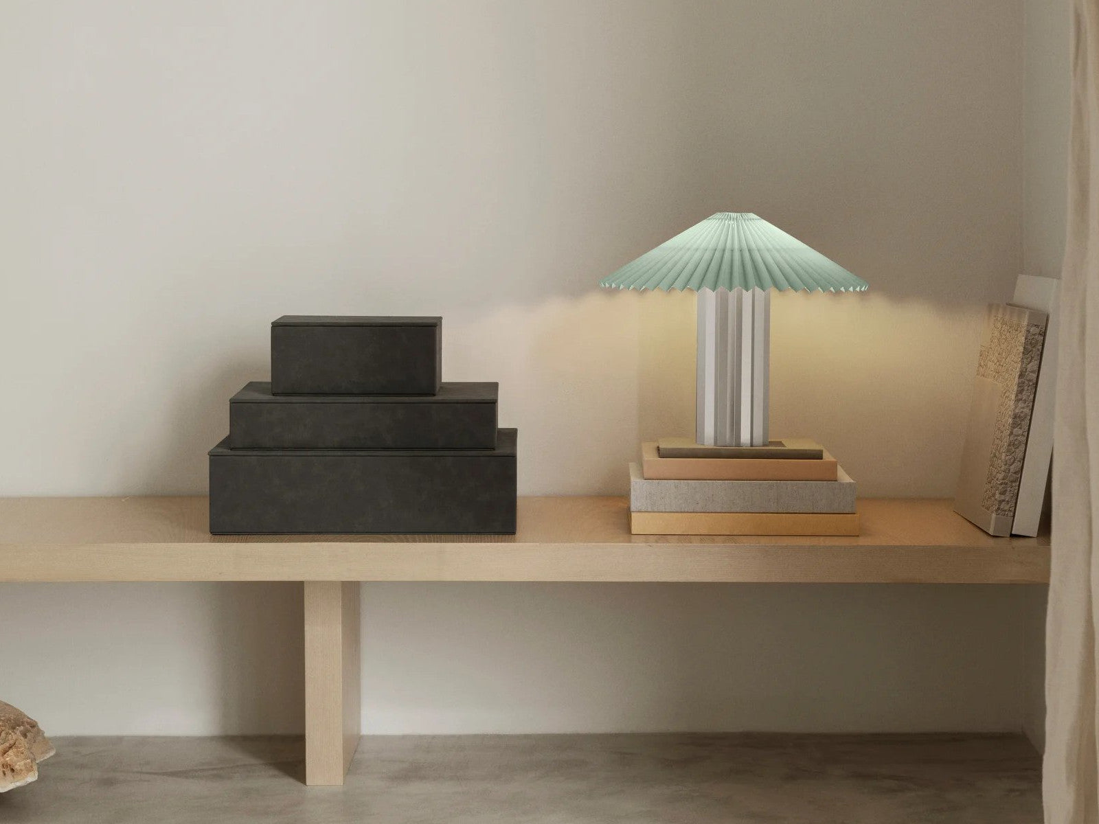 Blomus SAHLA Aufbewahrungsbox pewter 2tlg Lifestyle 1