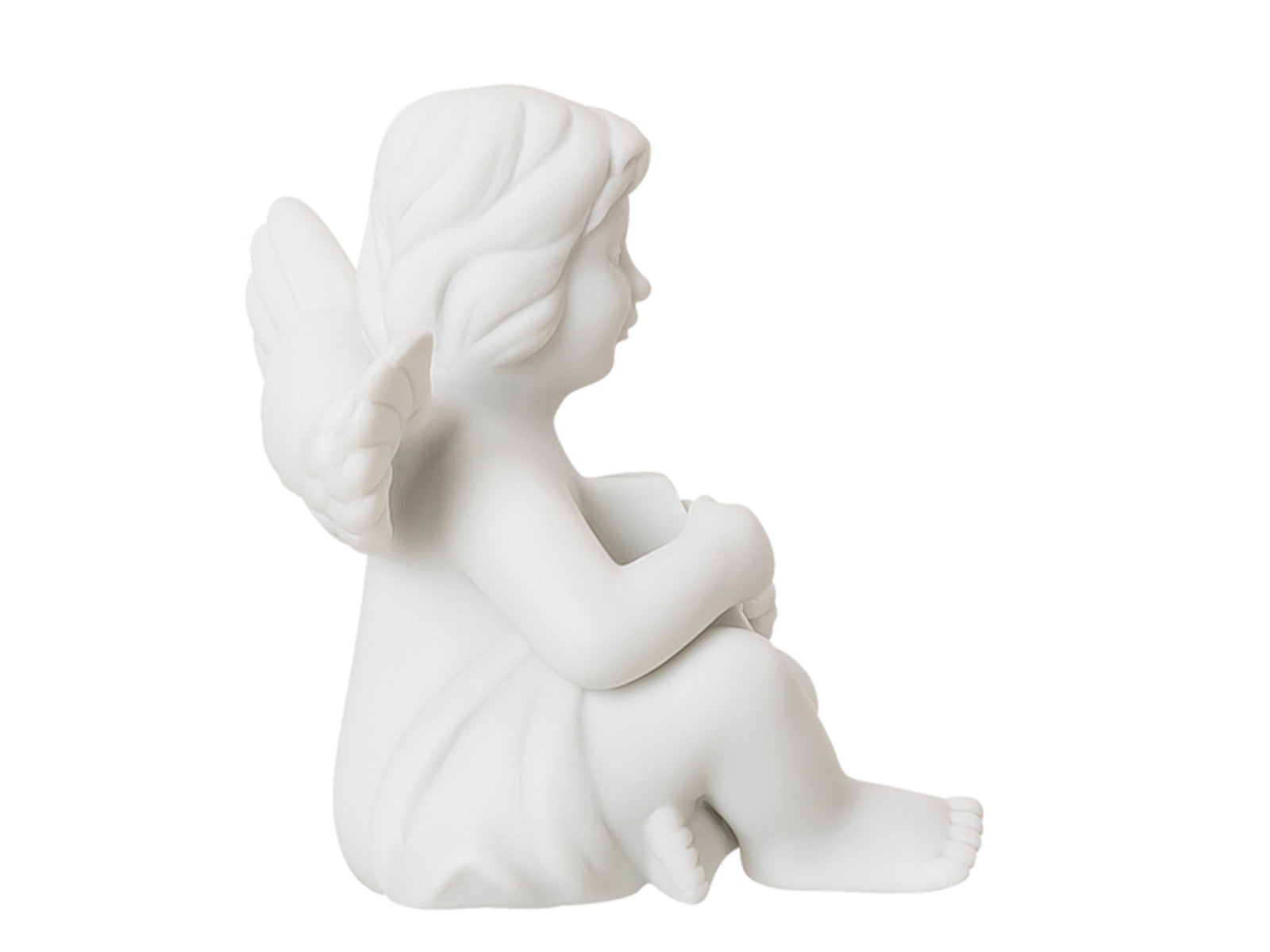 Rosenthal Engel klein Weiss matt Engel mit Geschenk Freisteller 2