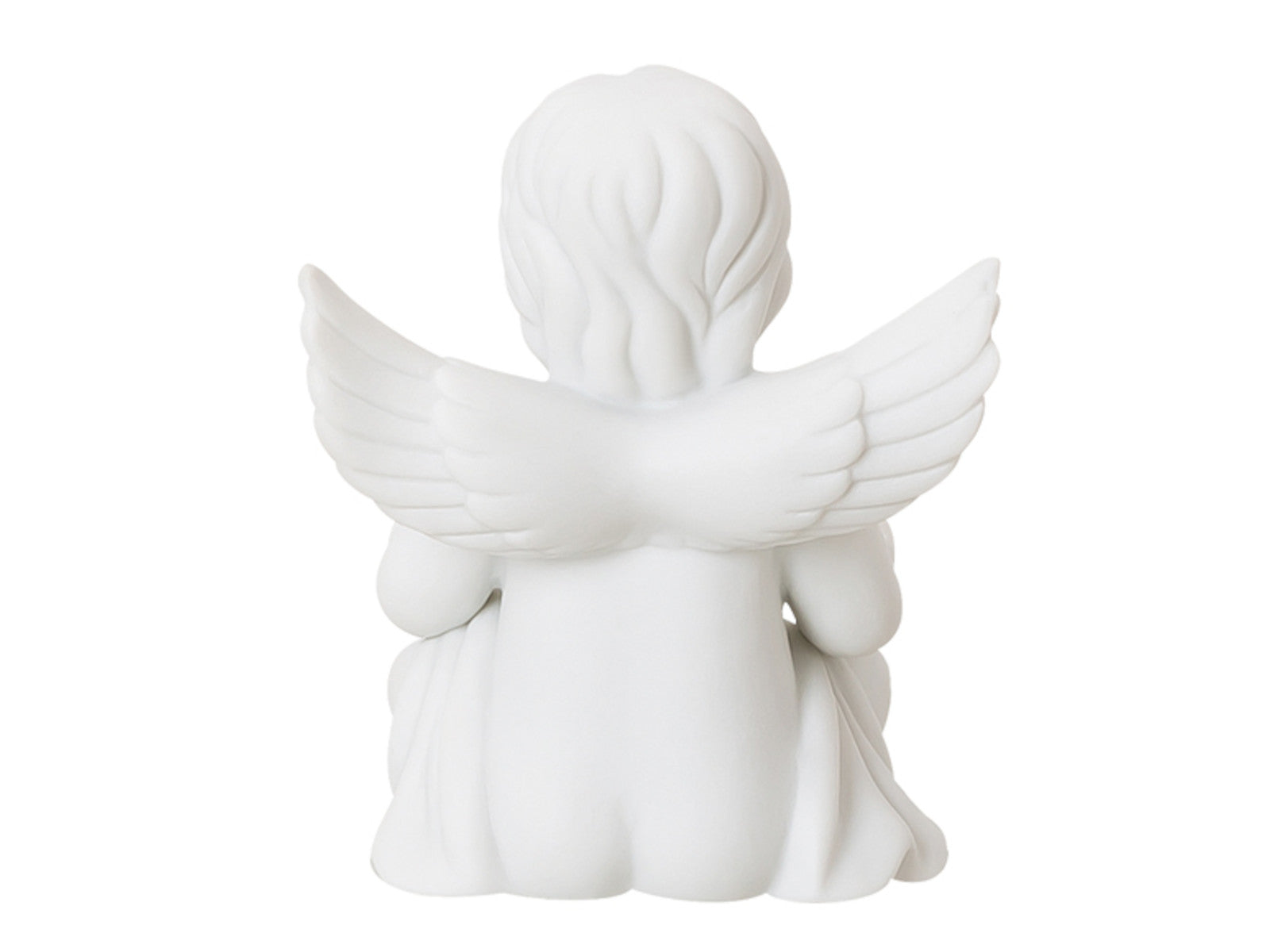 Rosenthal Engel klein Weiss matt Engel Meditation Freisteller 4