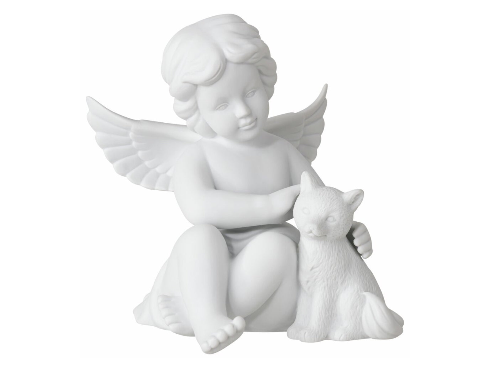 Rosenthal Engel groß Weiss matt Engel mit Fuchs 15cm - Produktbild 3