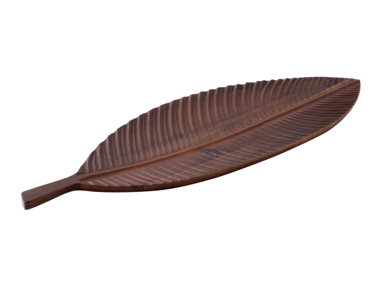 Rosenthal Arthur Krupp Accessori Tavola Servierbrett Blatt Akazienholz 47,8x22cm - Produktbild 1