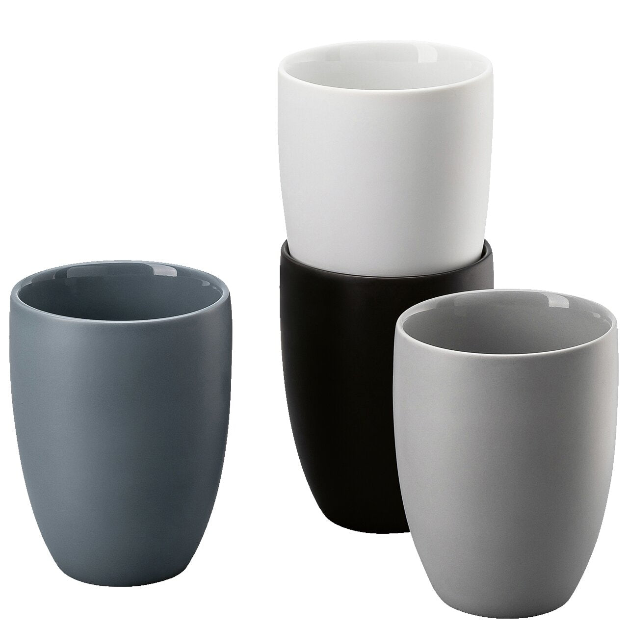 Rosenthal the mug+ Becher doppelwandig Set 4 0,3l
