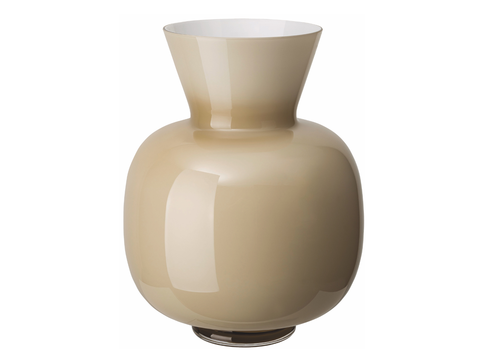 Rosenthal Anna Beige Glass Vase 34cm - Produktbild 1