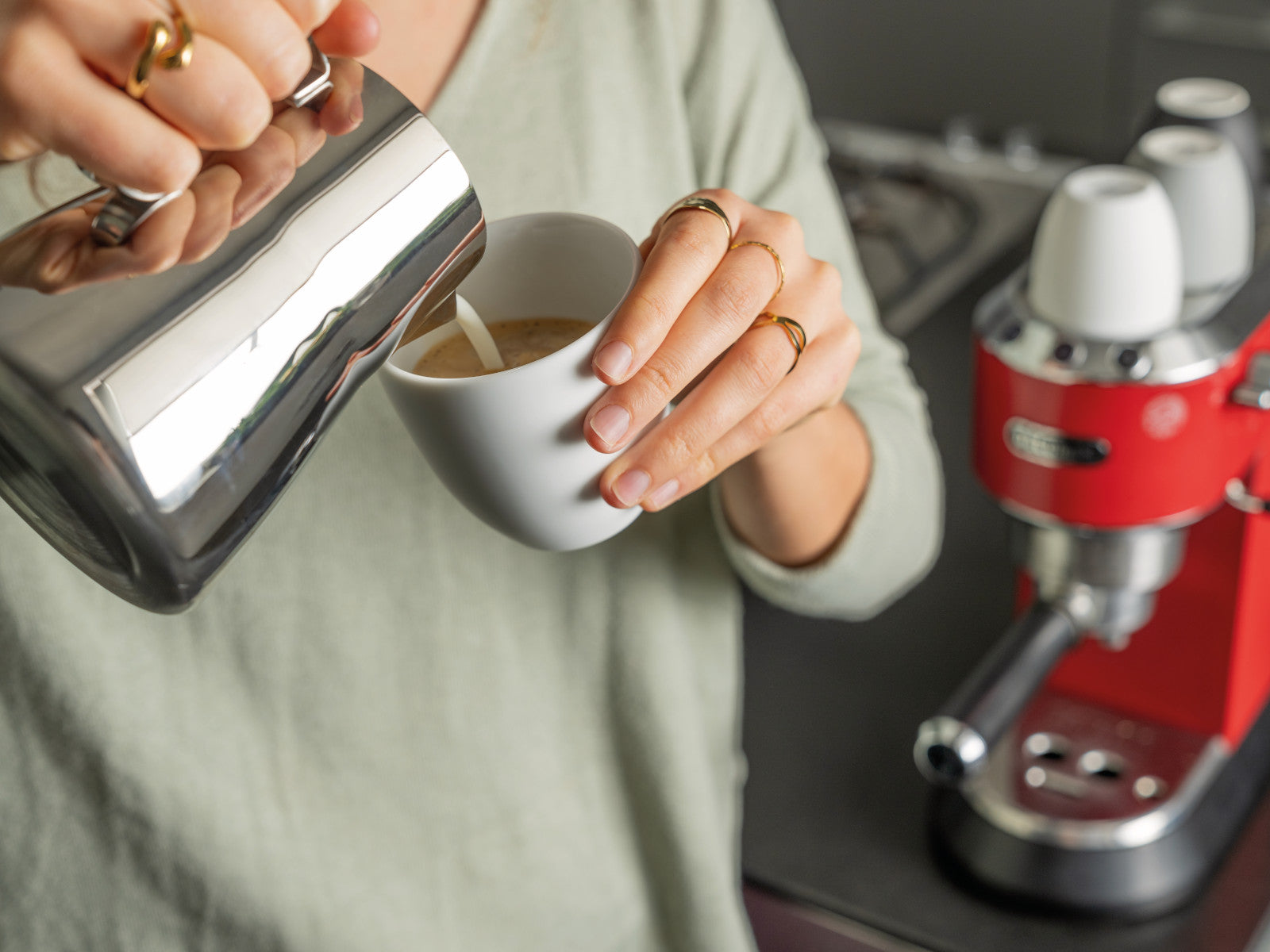 Rosenthal the cup+ Gentle Grey Lungo doppelwandig 0,18l Lifestyle 4