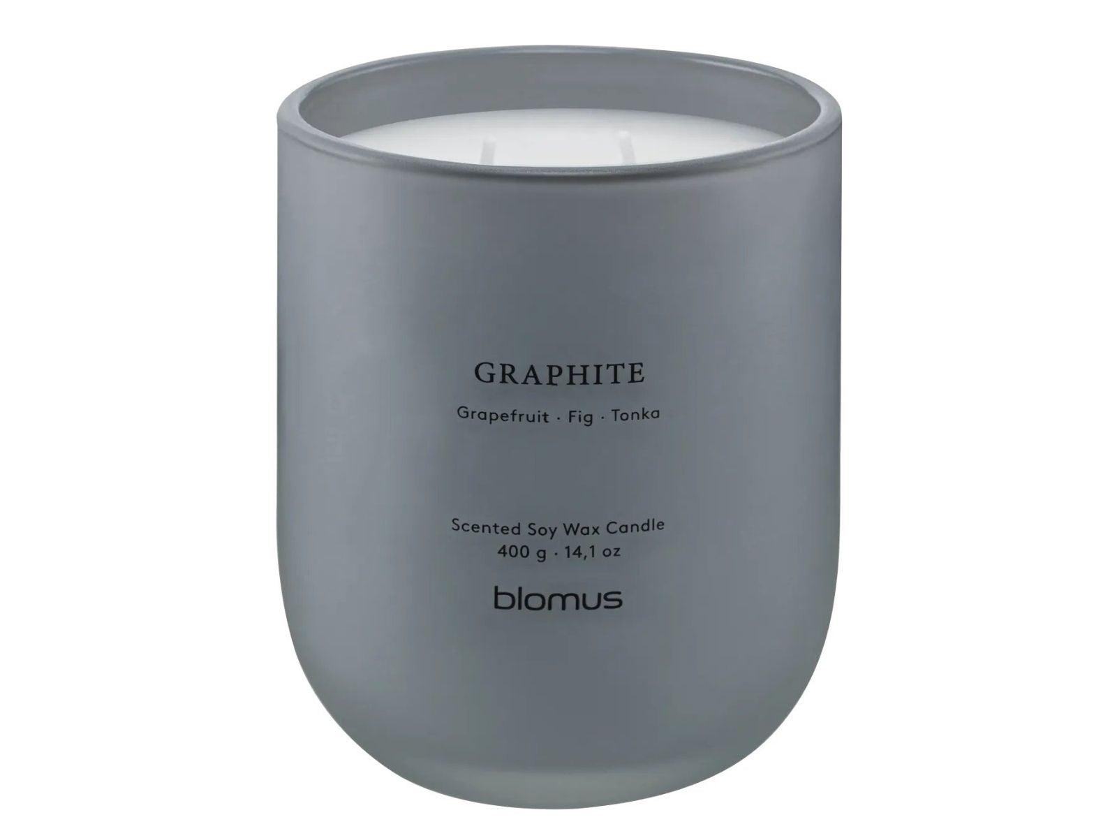 Blomus TUOKSU Duftkerze L Graphite sharkskin 11cm Freisteller 1
