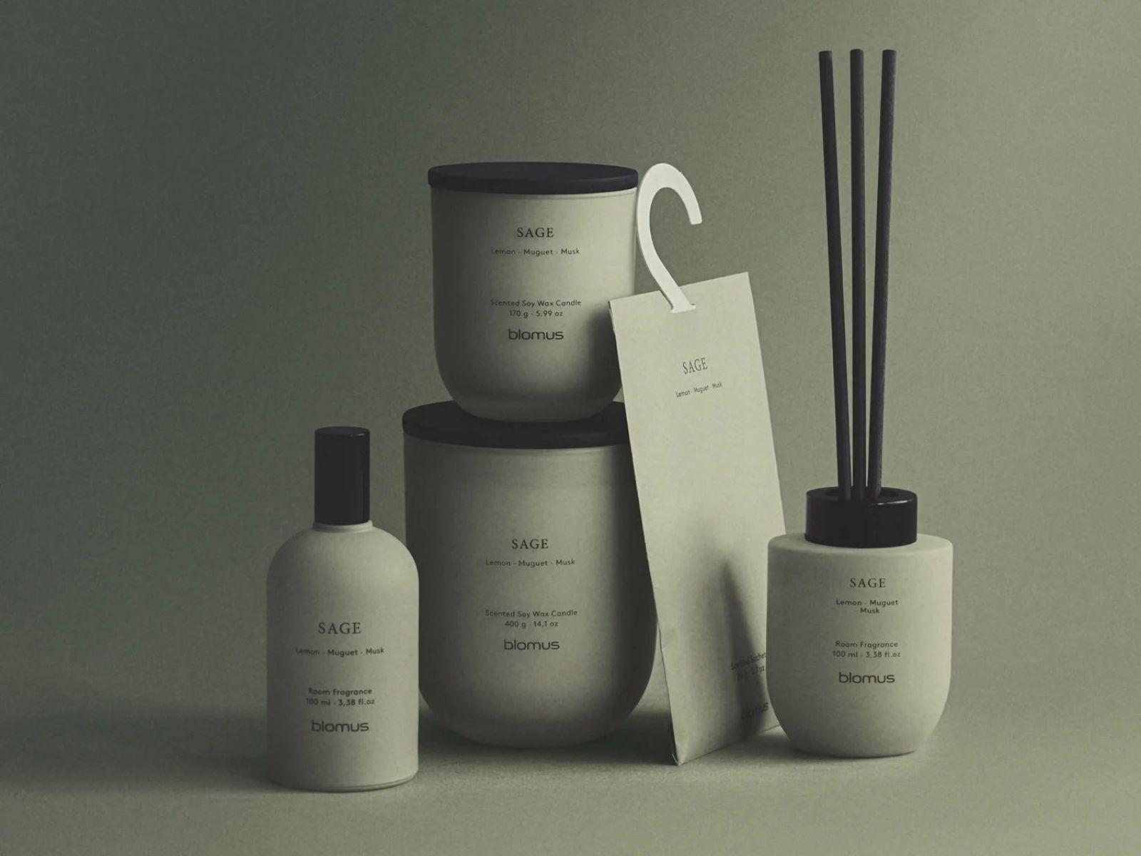 Blomus TUOKSU Duftsachets Graphite sharkskin Set 3tlg - Produktbild 5