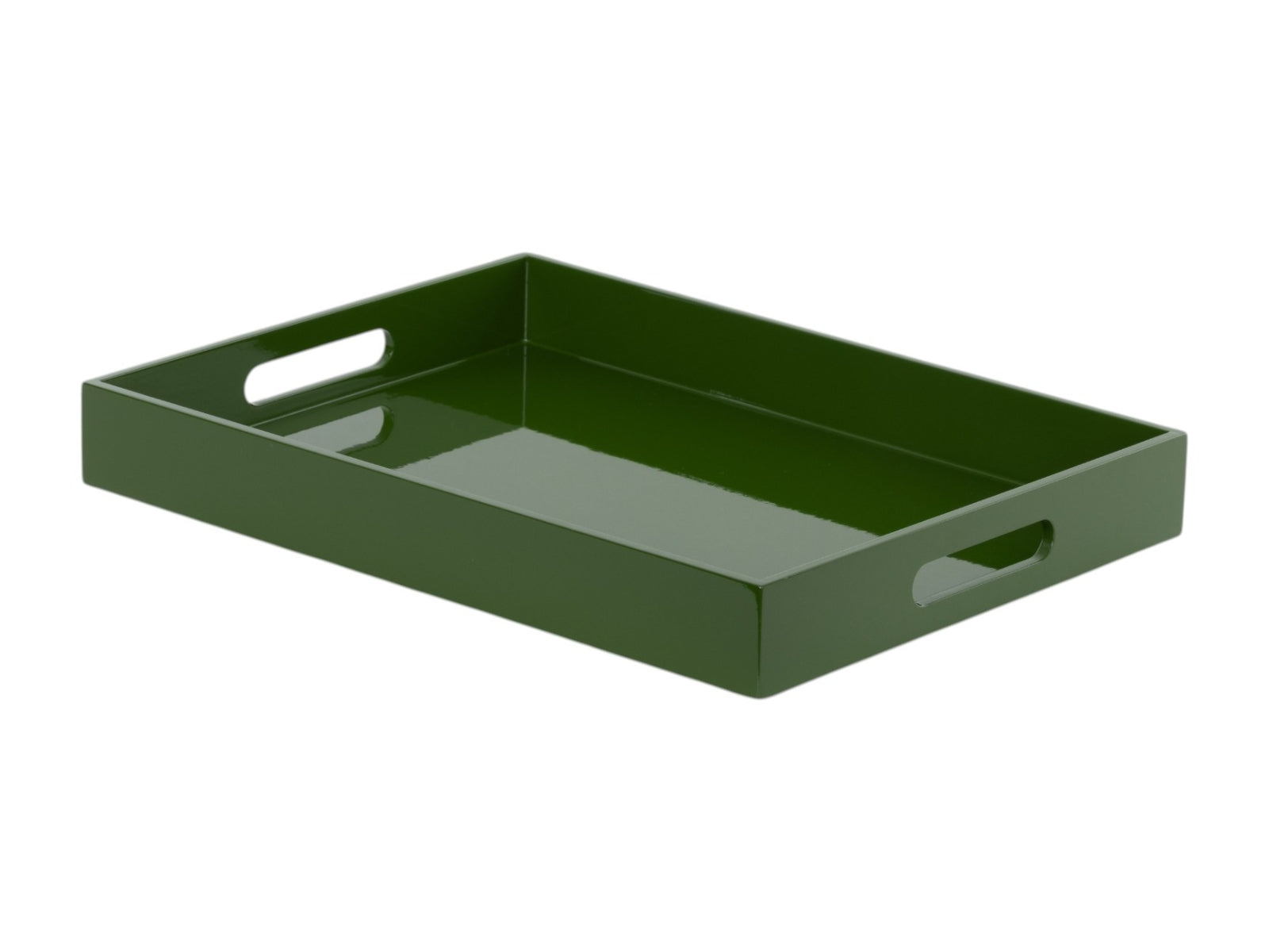 albert L. (punkt) Lacquer-Tablett grasgrün 40x30cm - Produktbild 1