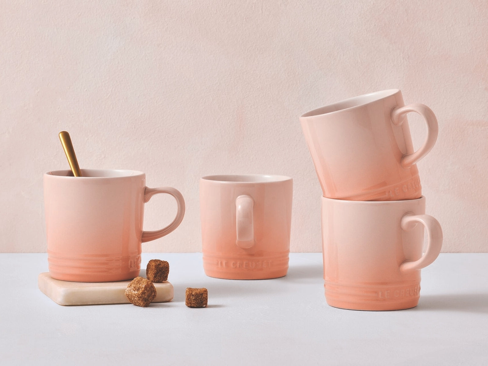 Le Creuset Becher mit Henkel pêche 0,35l - Produktbild 5