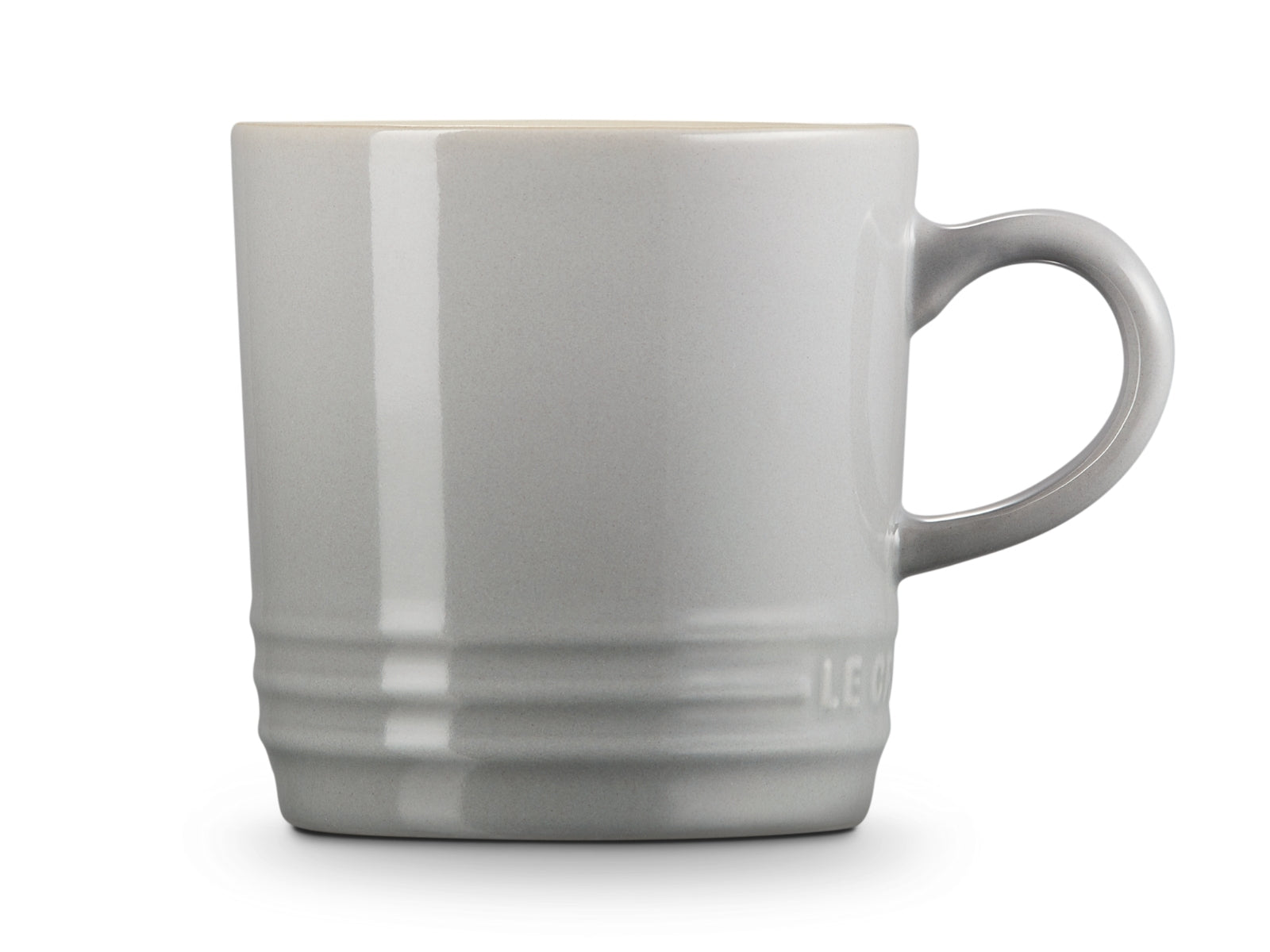 Le Creuset Becher mit Henkel perlgrau 0,2l Freisteller 2