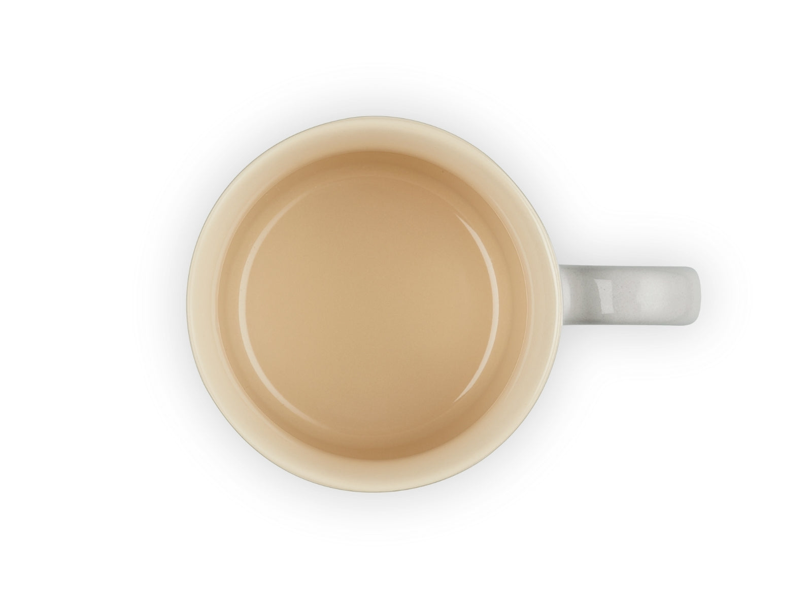 Le Creuset Becher mit Henkel perlgrau 0,1l Freisteller 4