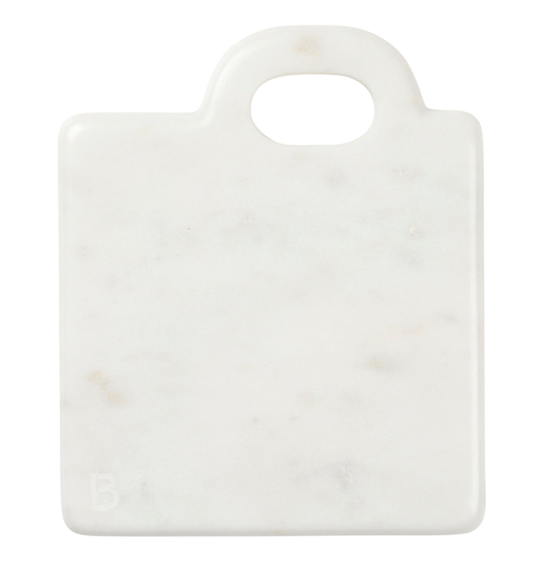 Broste Copenhagen Olina Schneidebrett white marmor 14x17cm Freisteller