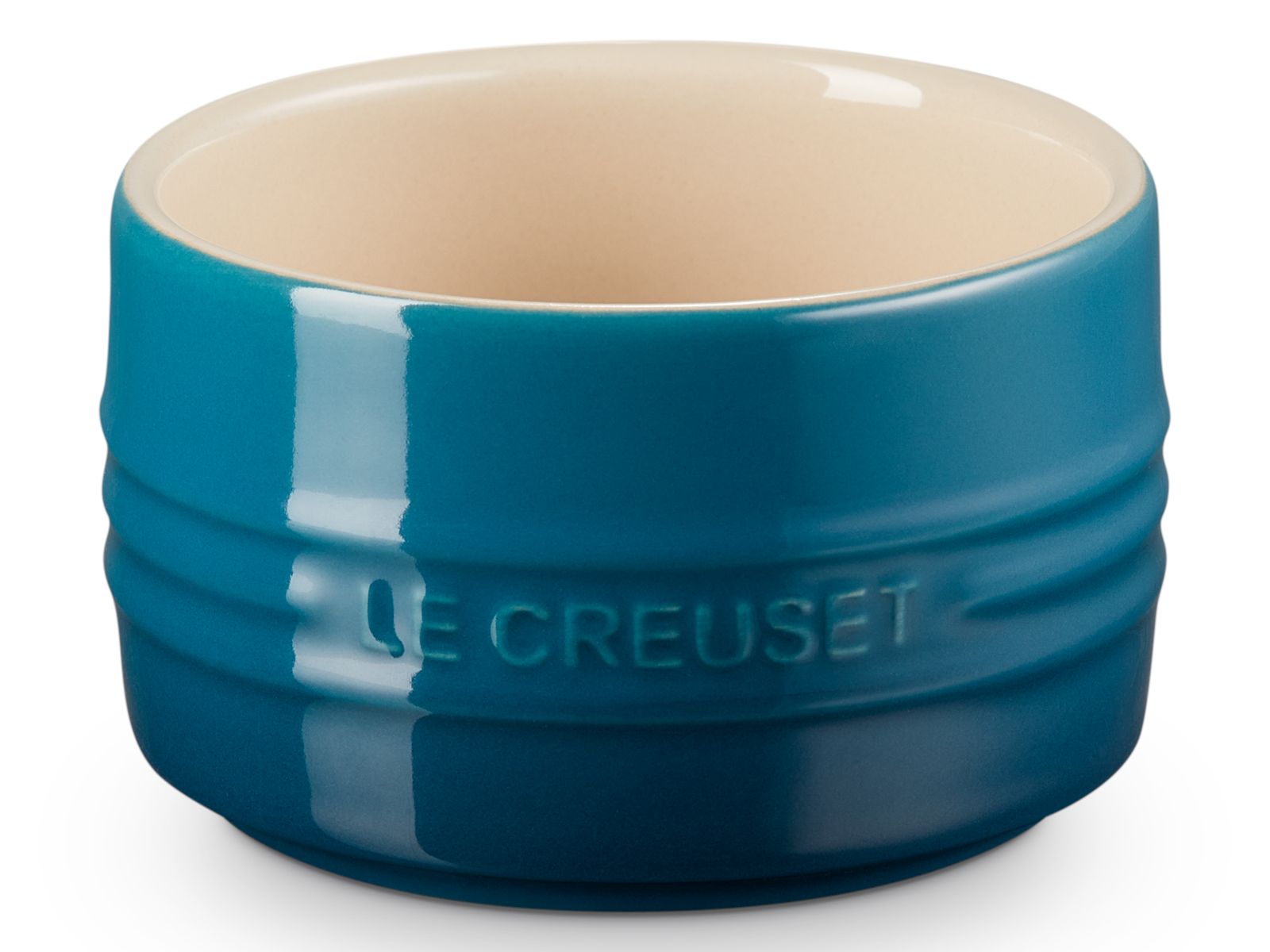 Le Creuset stapelbares Förmchen deep teal 8cm Freisteller 1
