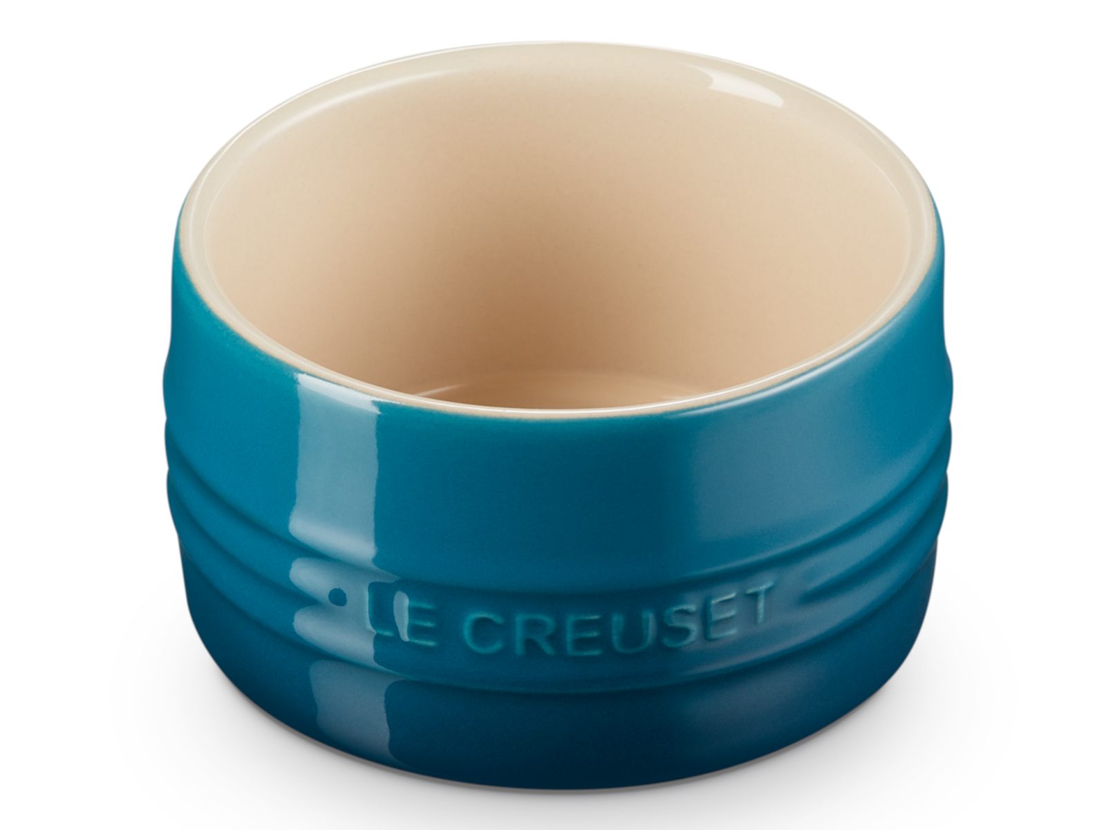 Le Creuset stapelbares Förmchen deep teal 8cm Freisteller 2