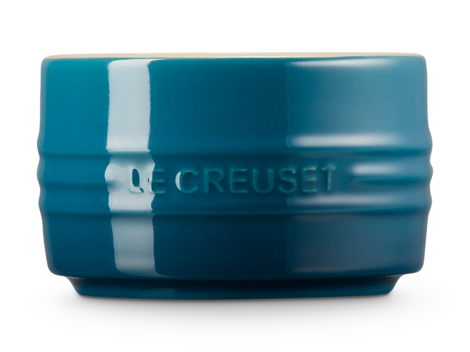 Le Creuset stapelbares Förmchen deep teal 8cm Freisteller 3