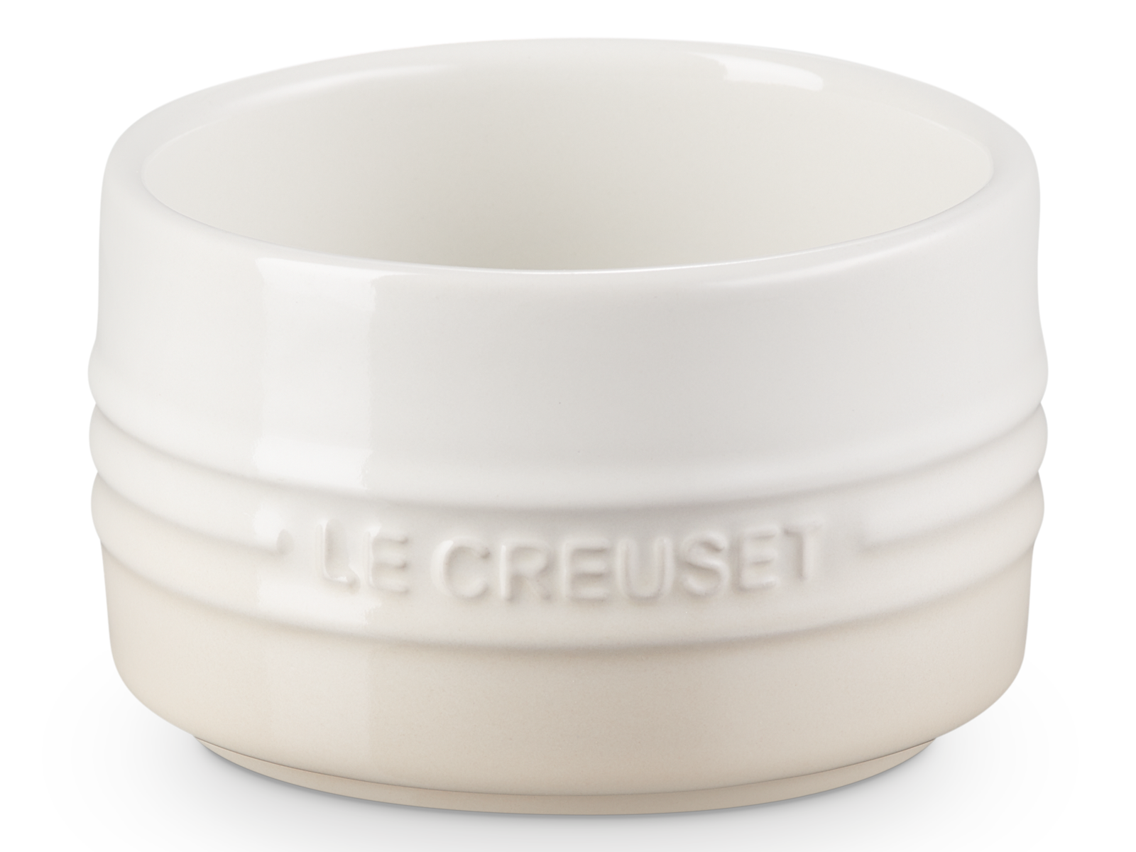 Le Creuset stapelbares Förmchen meringue 8cm Freisteller 1