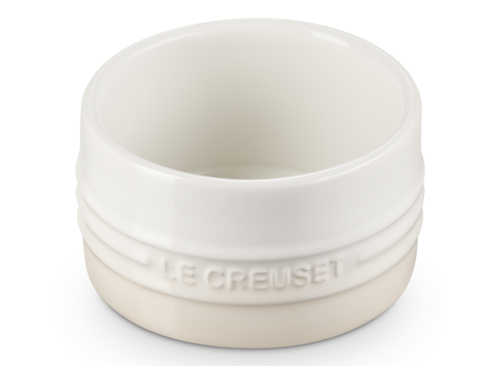 Le Creuset stapelbares Förmchen meringue 8cm Freisteller 4