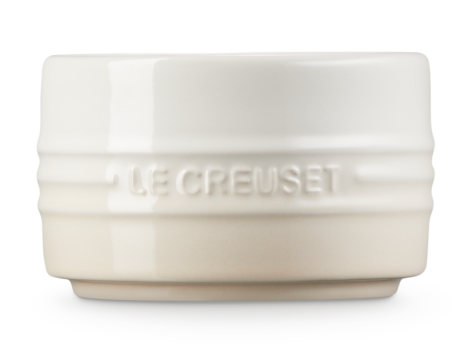Le Creuset stapelbares Förmchen meringue 8cm Freisteller 3